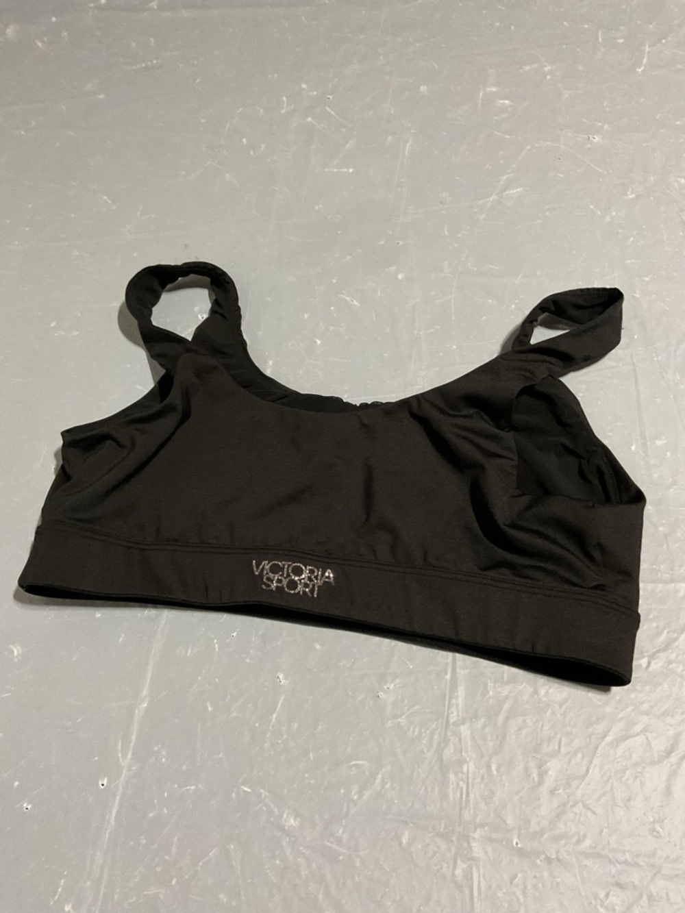 Train Angel Glitter Logo Sports Bra - Black 10144 - Picture 3 of 5